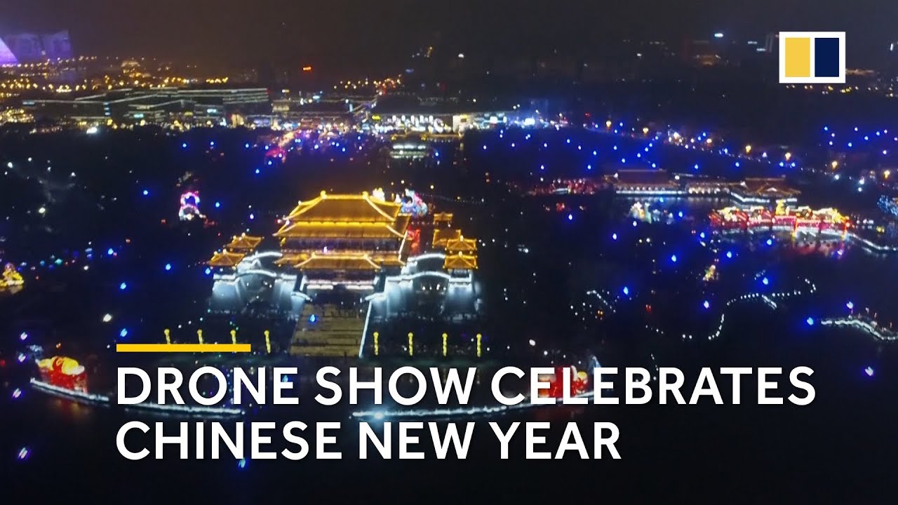 China new year drone show 2042